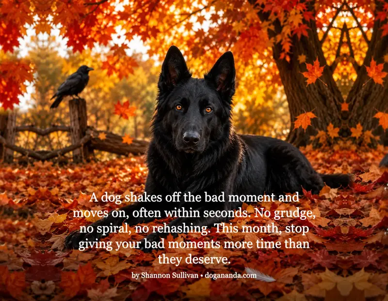 October preview from A Year Through the Eyes of Dogs 2027 calendar